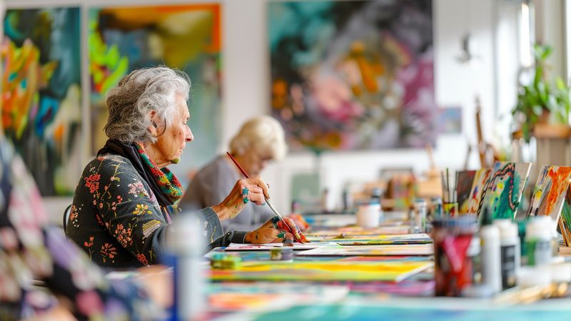Cultivating Creativity in Retirement through Art and Music